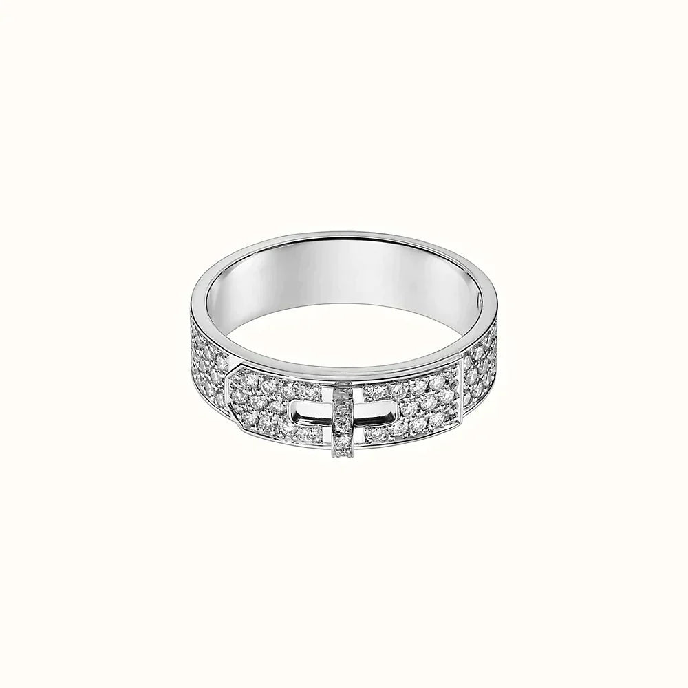 [OAK JURI]KELLY SILVER DIAMOND RING