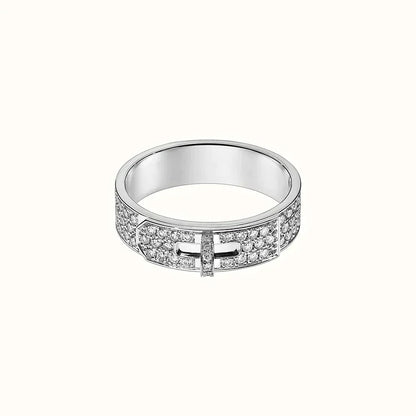 [OAK JURI]KELLY SILVER DIAMOND RING