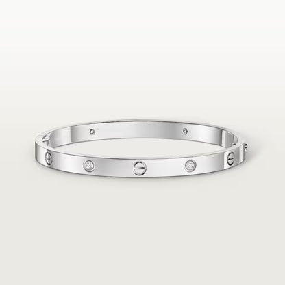 [OAK JURI]LOVE BRACELET 4.8MM 4 DIAMONDS