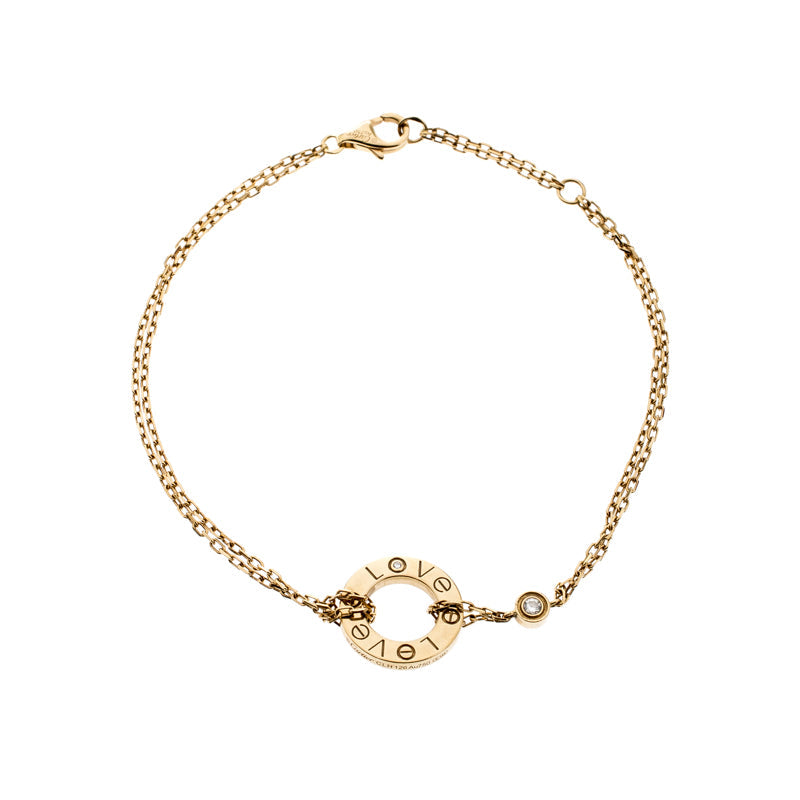 [OAK JURI]LOVE BRACELET 2 DIAMOND