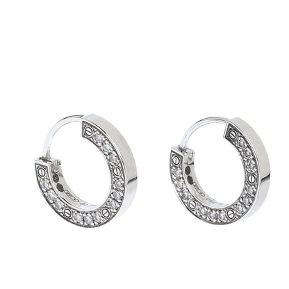 [OAK JURI]LOVE DIAMOND EARRINGS