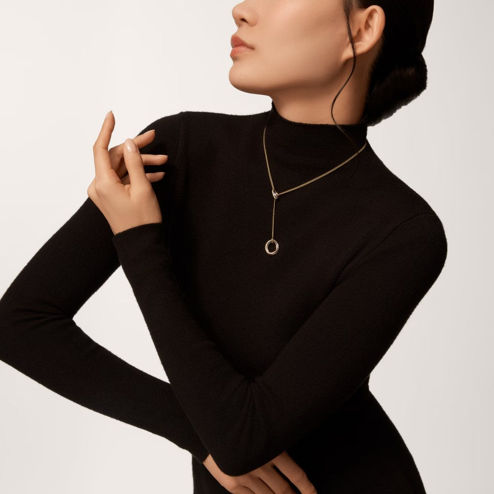 [OAK JURI]TRINITY DIAMONDS NECKLACE