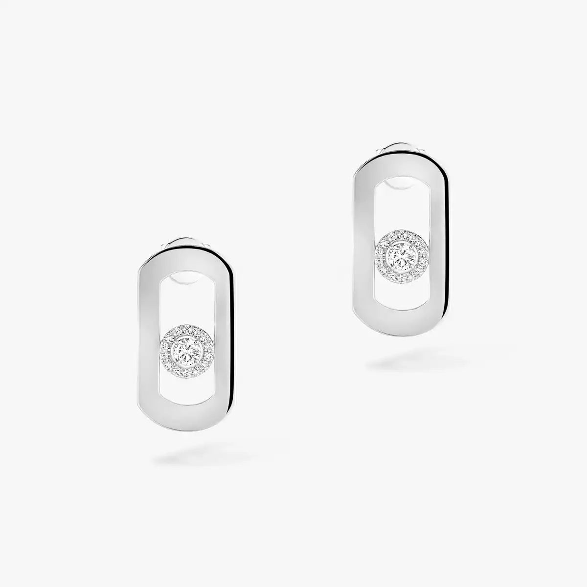 [OAK JURI]So Move Diamond Earrings in Yellow Gold