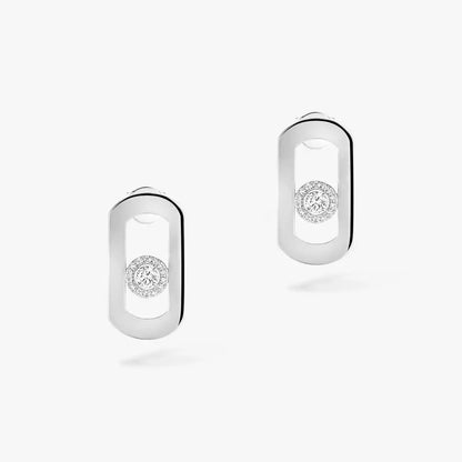 [OAK JURI]So Move Diamond Earrings in Yellow Gold