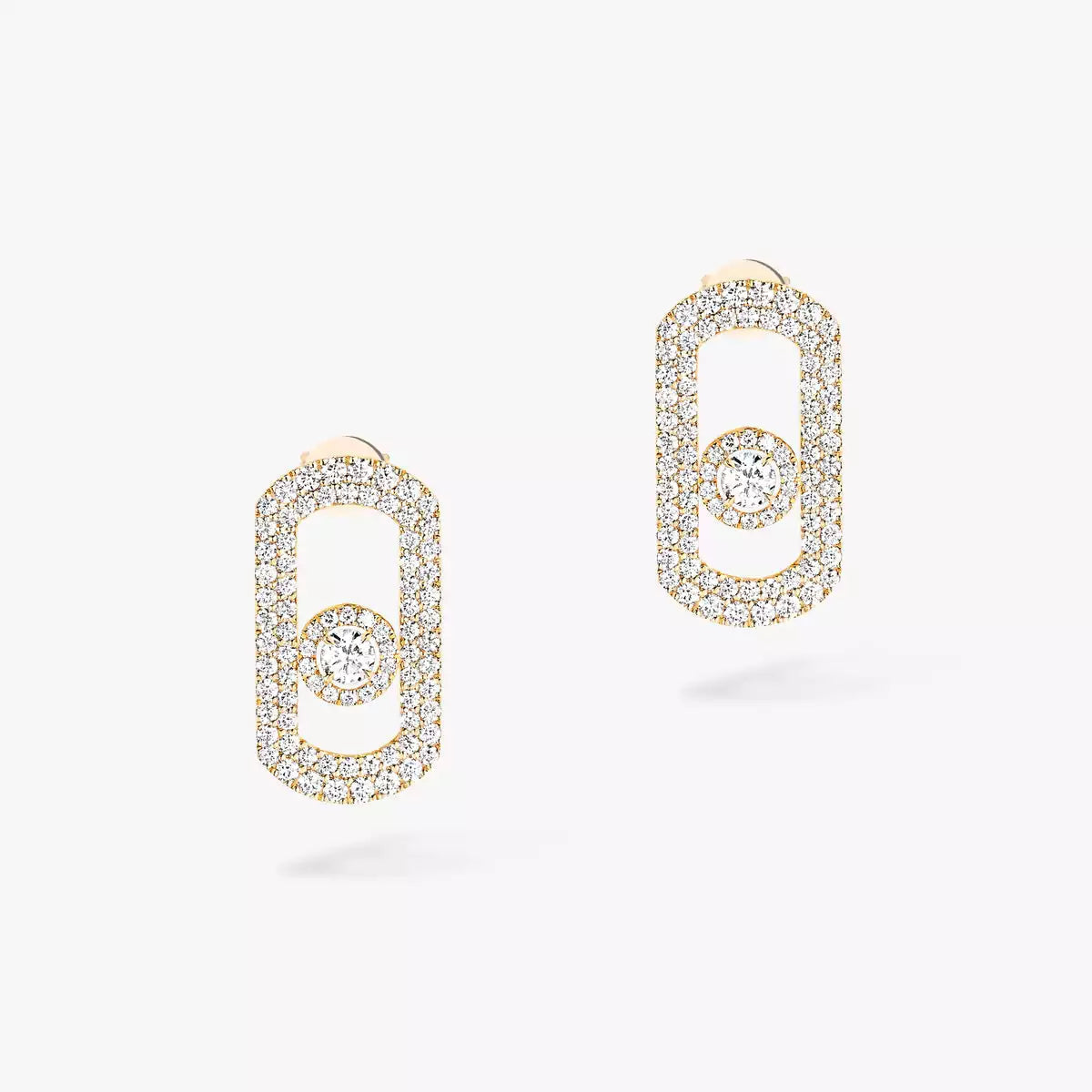[OAK JURI]So Move Pave_-Set Diamond Earrings in Silver