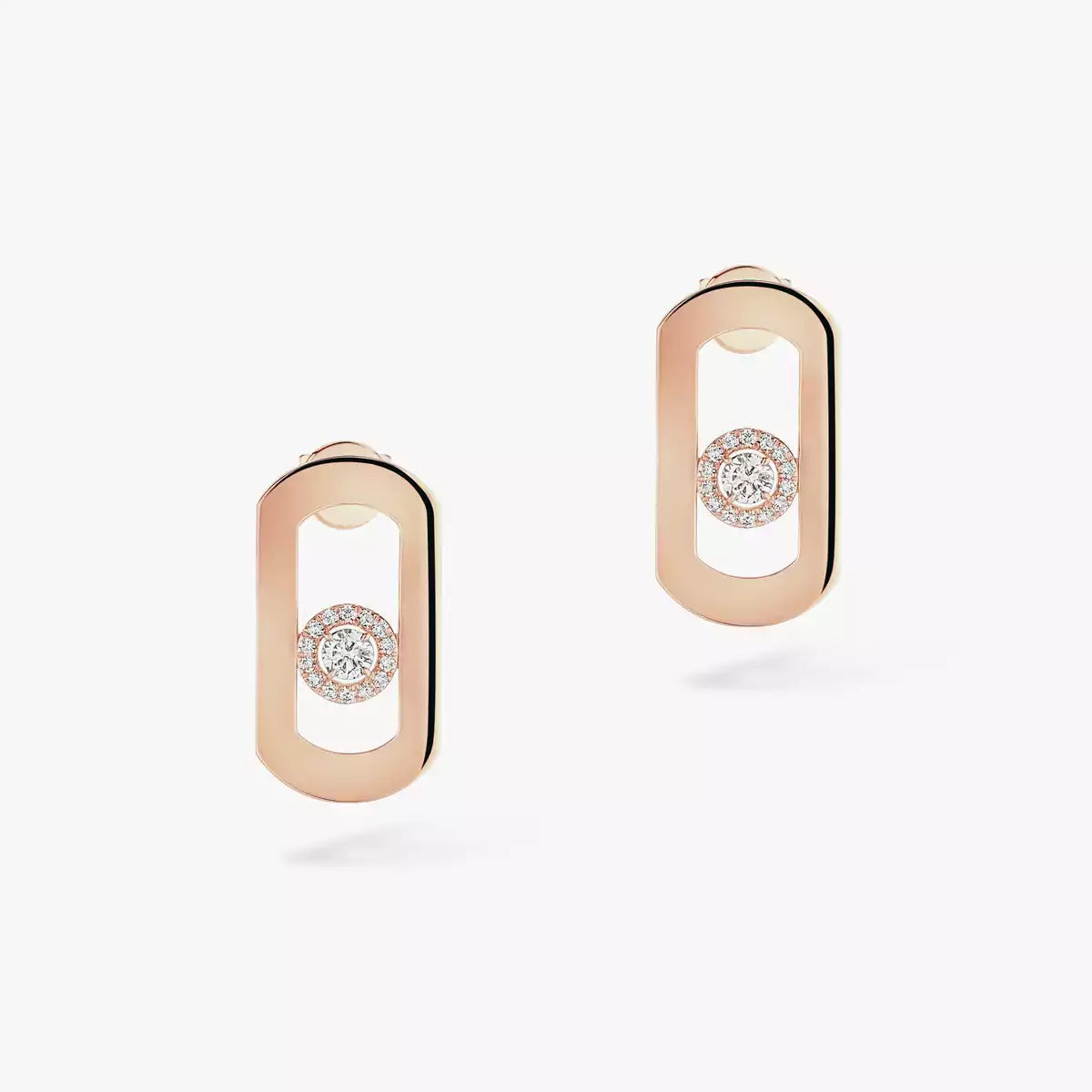 [OAK JURI]So Move Diamond Earrings in Yellow Gold