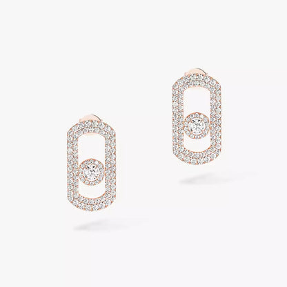 [OAK JURI]So Move Pave_-Set Diamond Earrings in Silver