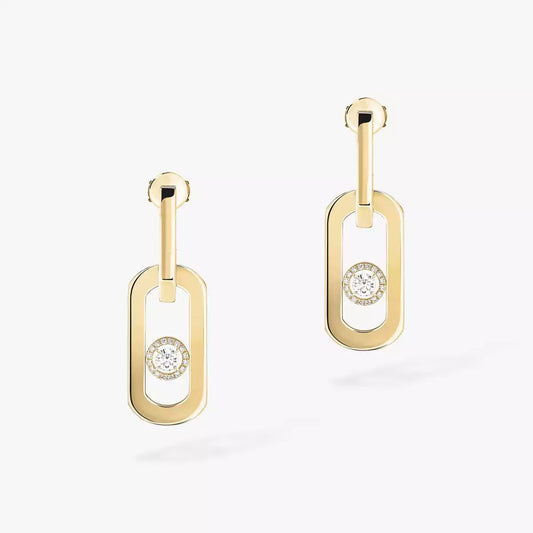 [OAK JURI] So Move XL Diamond Hoop Earring
