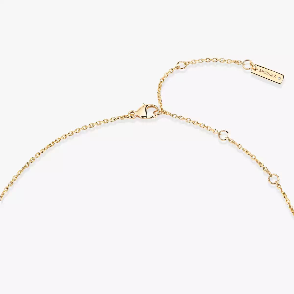 [OAK JURI]Lucky Eye Diamond Necklace in Rose Gold and Turquoise