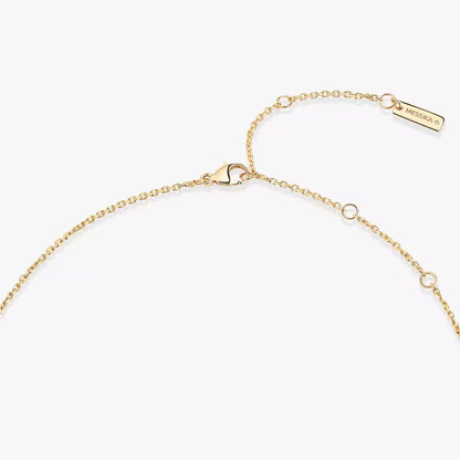 [OAK JURI]Lucky Eye Diamond Necklace in Rose Gold and Turquoise