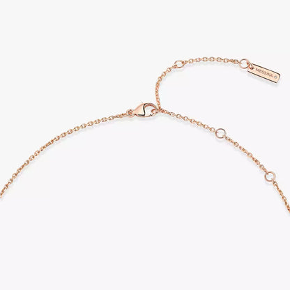[OAK JURI]Lucky Eye Diamond Necklace in Rose Gold and Turquoise