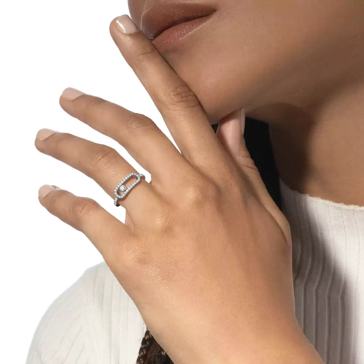 [OAK JURI]Move Uno Diamond Ring in Gold