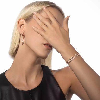 [OAK JURI]Diamond Pendant Earrings Move 10Th