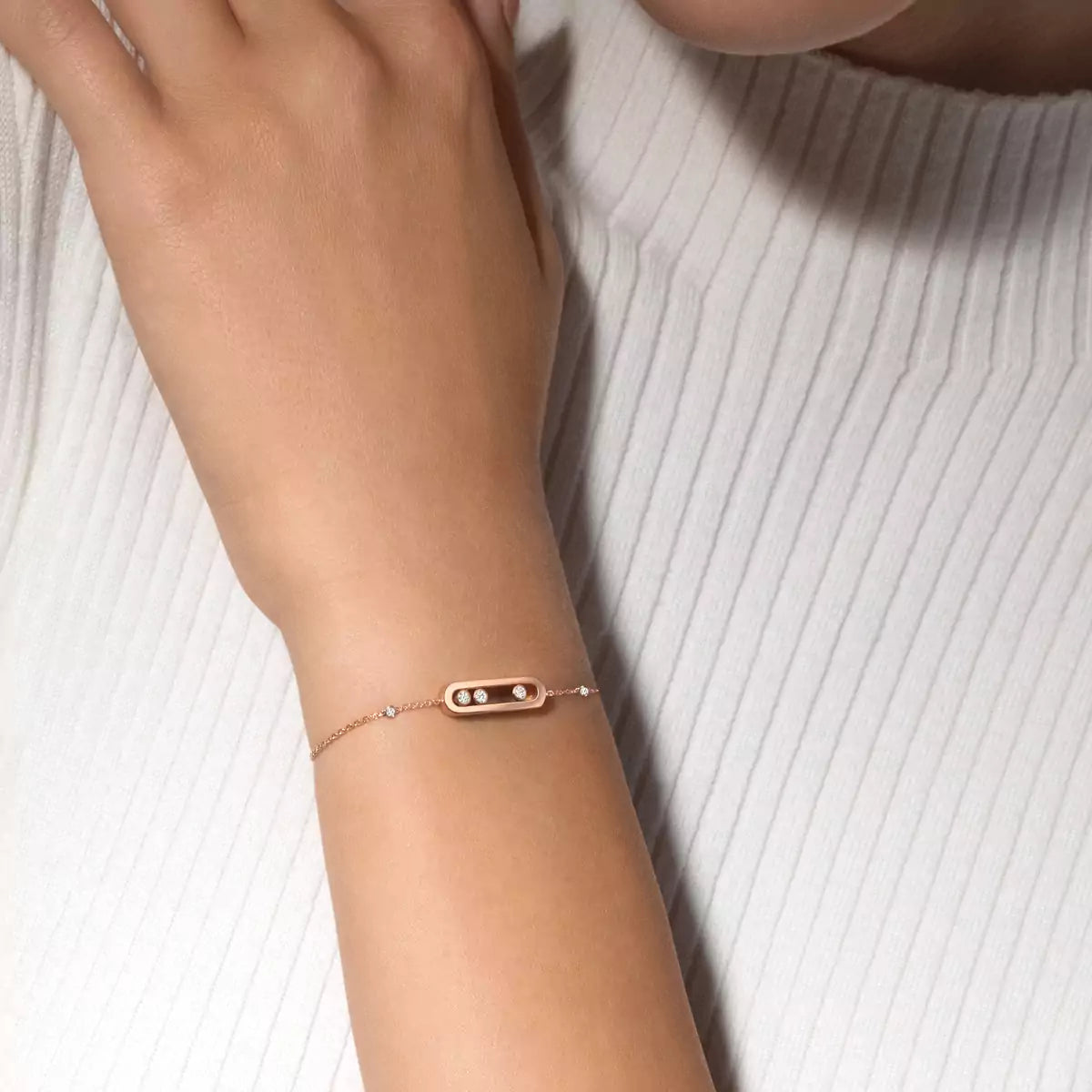 [OAK JURI]Baby Move Diamond Bracelet