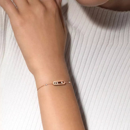[OAK JURI]Baby Move Diamond Bracelet