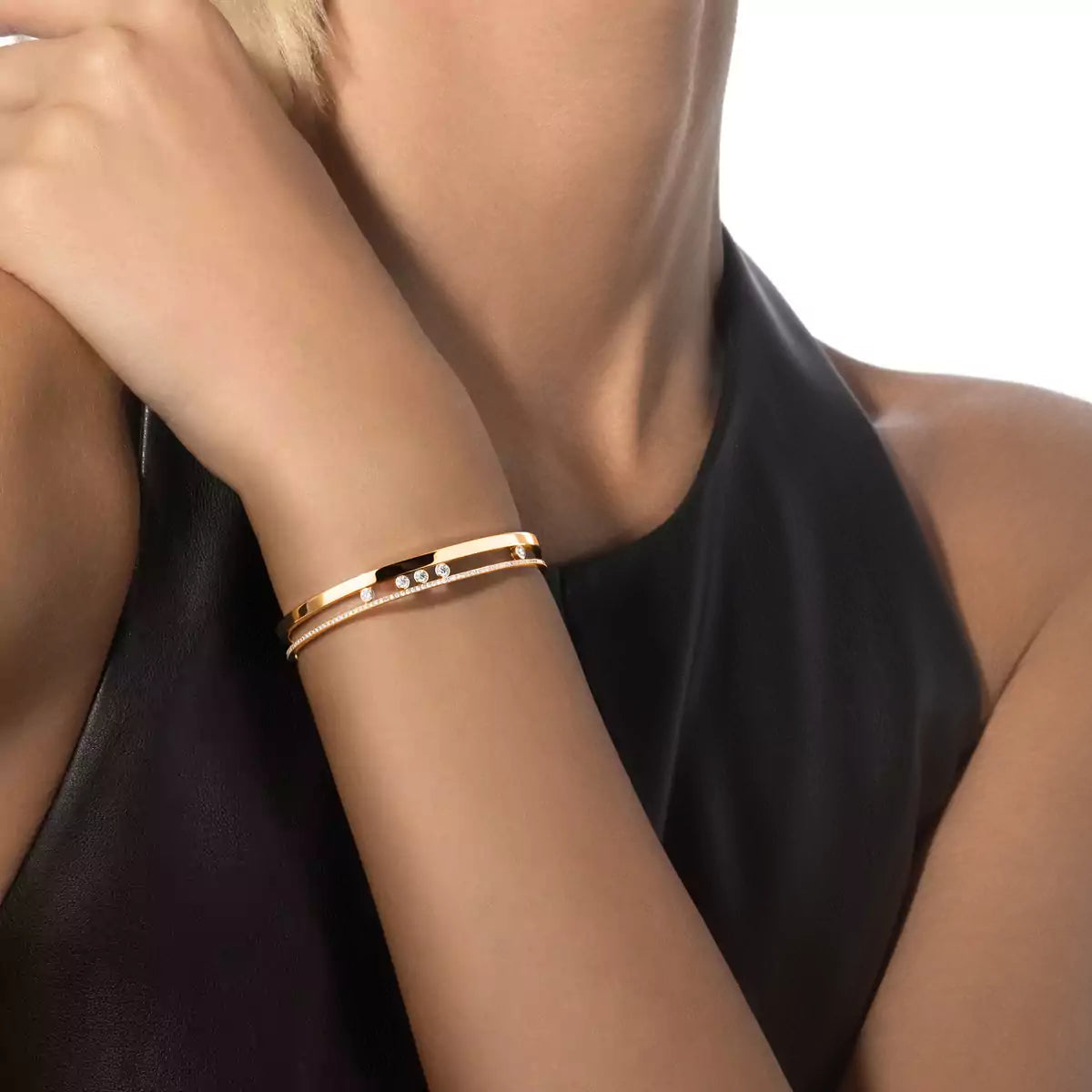 [OAK JURI]Move Romane Diamond Bangle Bracelet