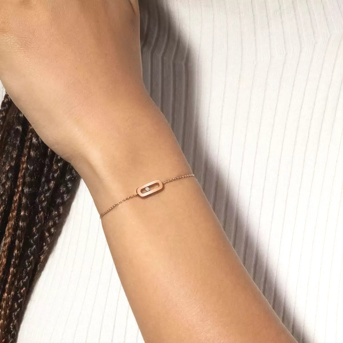 [OAK JURI]Move Uno Diamond Bracelet