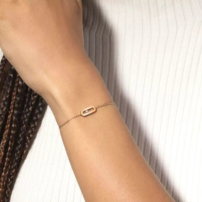 [OAK JURI]Move Uno Diamond Bracelet