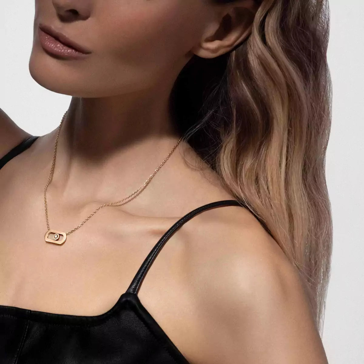 [OAK JURI]So Move Diamond Necklace in Gold