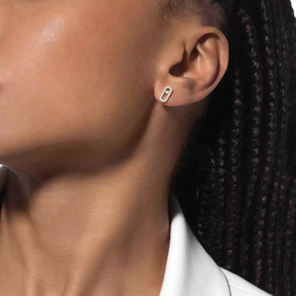 [OAK JURI]Move Uno Diamond Earrings