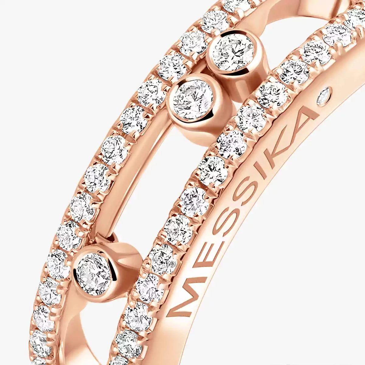 [OAK JURI] Baby Move Gold Diamond Pave_ Ring