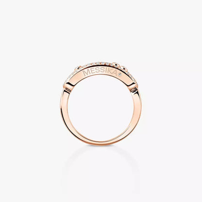 [OAK JURI] Baby Move Gold Diamond Pave_ Ring