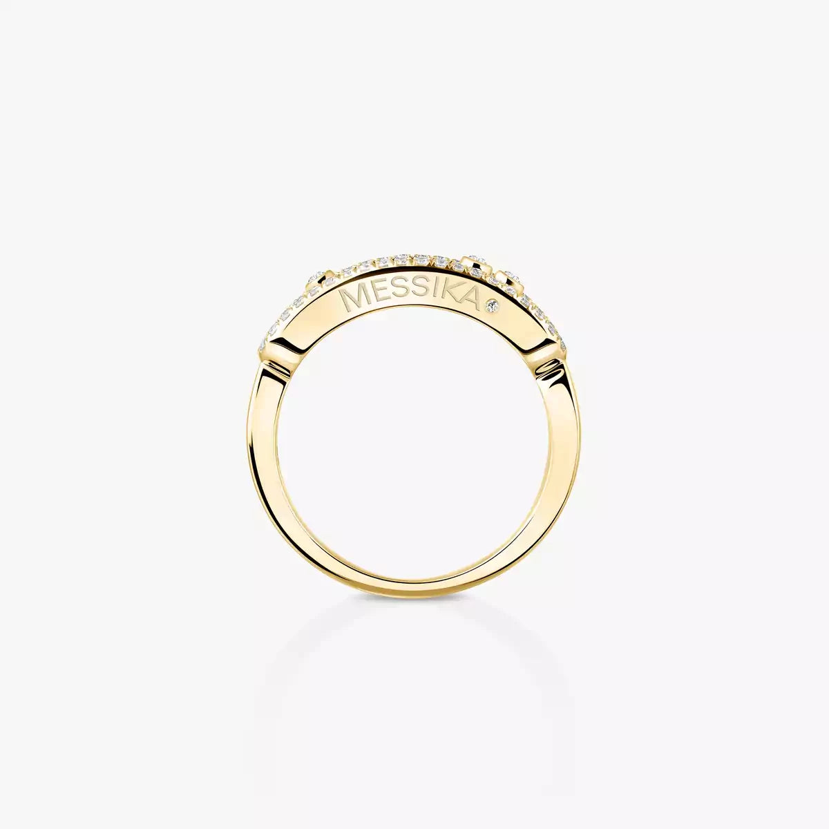 [OAK JURI] Baby Move Gold Diamond Pave_ Ring