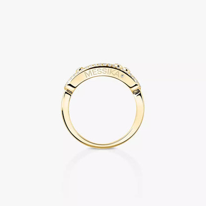 [OAK JURI] Baby Move Gold Diamond Pave_ Ring