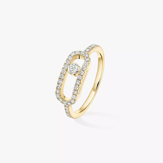 [OAK JURI]Move Uno Diamond Ring in Gold