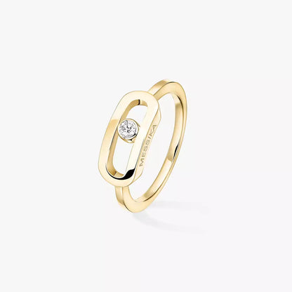 [OAK JURI]Move Uno Diamond Ring in Gold