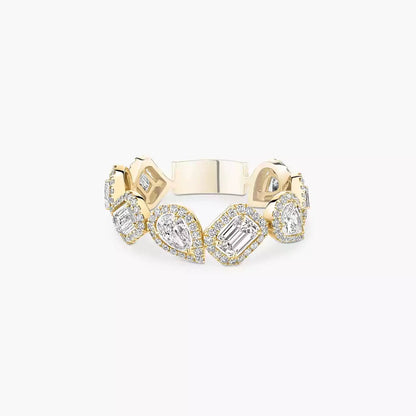 [OAK JURI]Diamond Wedding Ring My Twin