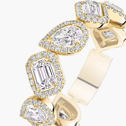 [OAK JURI]Diamond Wedding Ring My Twin