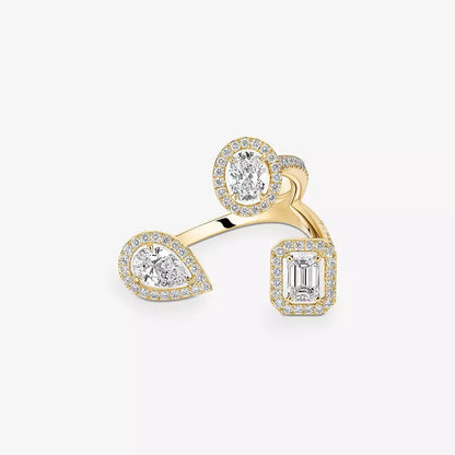 [[OAK JURI] Diamond Ring 0,25ct My Twin Trilogy