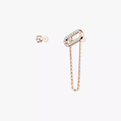 [OAK JURI]Move Uno Diamond Earrings