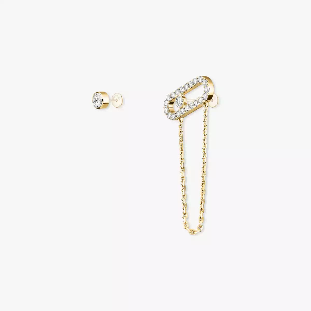 [OAK JURI]Move Uno Diamond Earrings