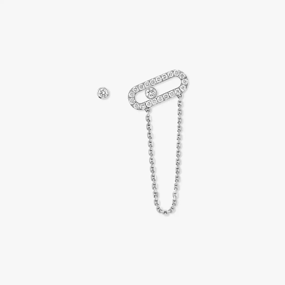 [OAK JURI]Move Uno Diamond Earrings