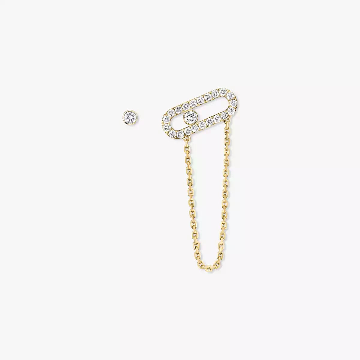 [OAK JURI]Move Uno Diamond Earrings