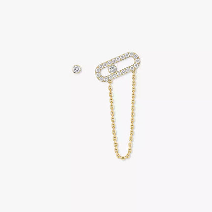 [OAK JURI]Move Uno Diamond Earrings