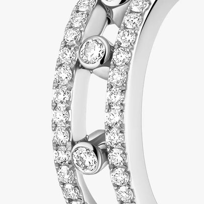 [OAK JURI]Diamond Pave_ Hoop Earrings Move