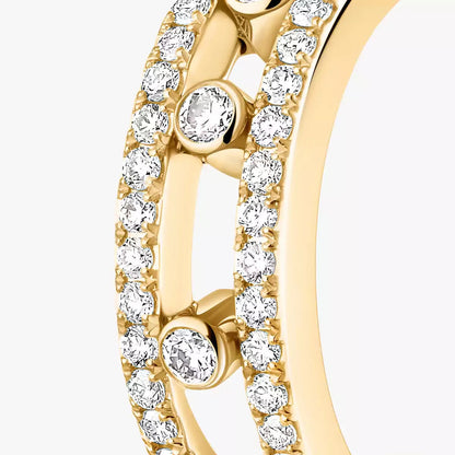 [OAK JURI]Diamond Pave_ Hoop Earrings Move