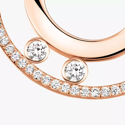 [OAK JURI]Move Romane Small Diamond Hoop Earrings