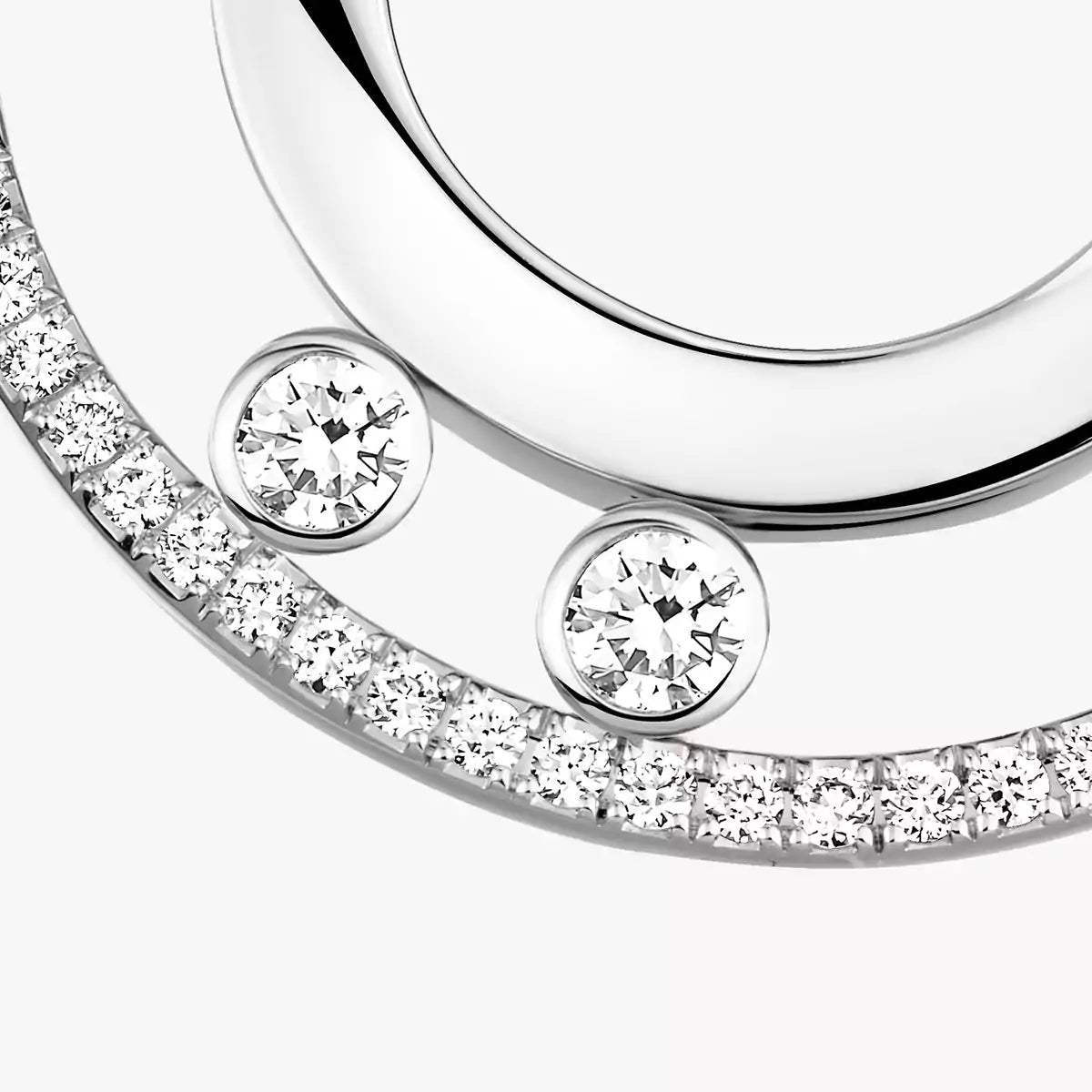 [OAK JURI]Move Romane Small Diamond Hoop Earrings
