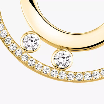 [OAK JURI]Move Romane Small Diamond Hoop Earrings
