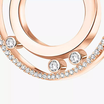 [OAK JURI]Move Romane Small Diamond Hoop Earrings