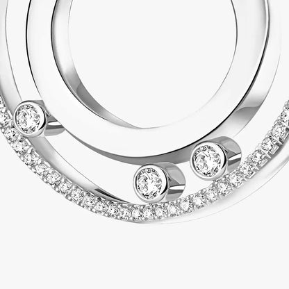 [OAK JURI]Move Romane Small Diamond Hoop Earrings