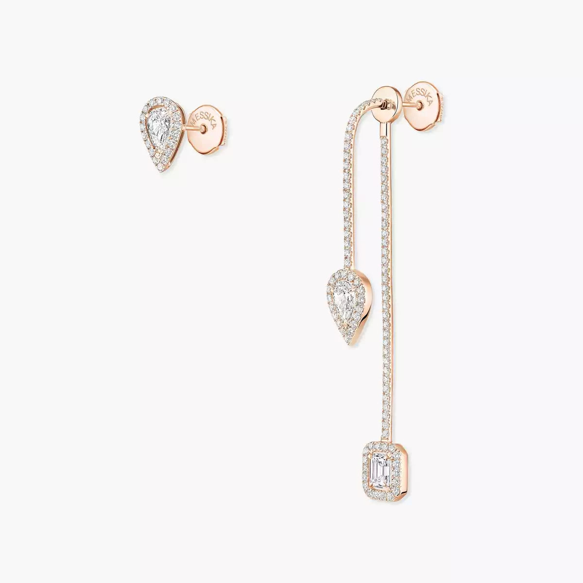 [OAK JURI]Diamond Drop Earrings My Twin