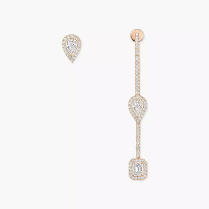 [OAK JURI]Diamond Drop Earrings My Twin