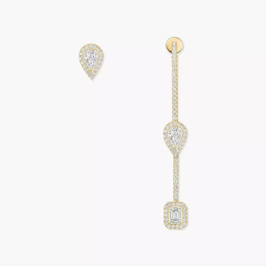 [OAK JURI]Diamond Drop Earrings My Twin