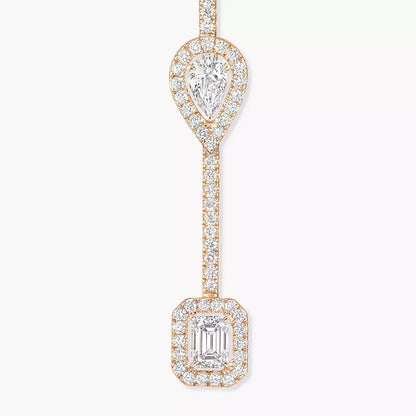 [OAK JURI]Diamond Drop Earrings My Twin