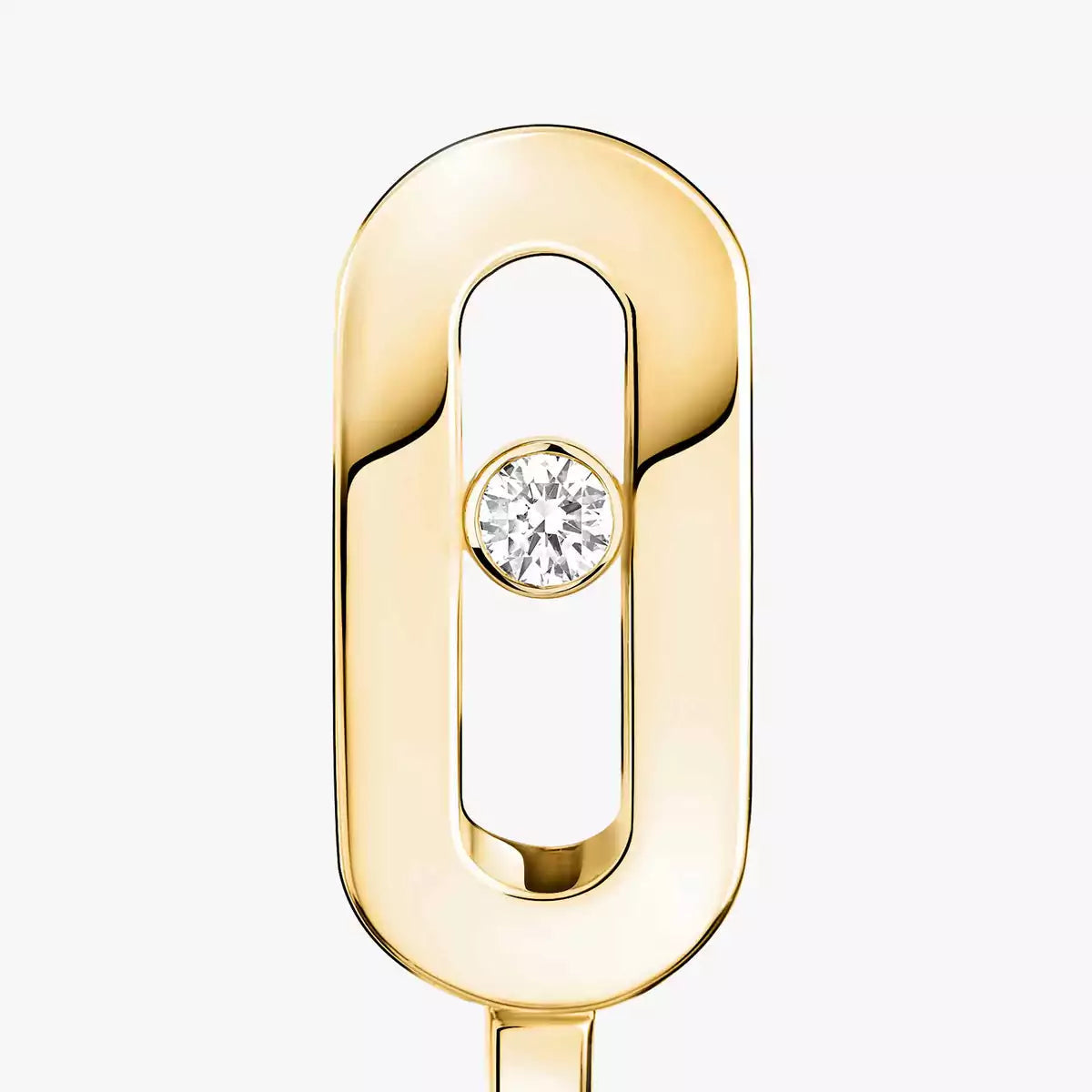 [OAK JURI]Diamond Mini Hoop Earrings Move Classique